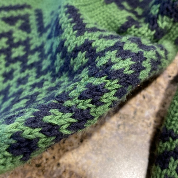 Gymboree Kids Pullover Partial Zip Sweater Green Blue 3 - Picture 12 of 13